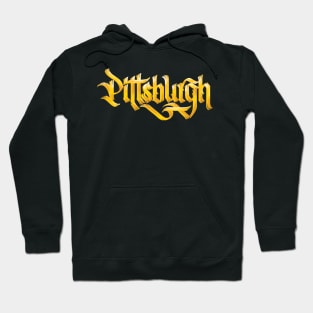 Pittsburgh Calligraphy Hoodie